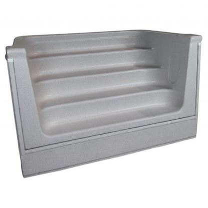 Picture of Alps Straight Bullnose Step, Square Back, White 6' | ALP8319101