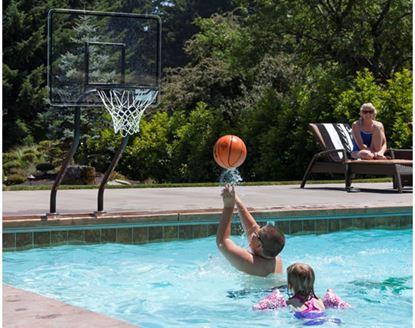 Picture of SR Smith Salt Friendly Swim N’ Dunk Challenge Residential Basketball Game w/ Escutcheons & Anchors | S-BASK-CH