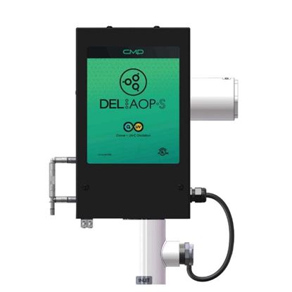 Picture of Del Ozone DEL AOP S, 25,000 gallons, 110/240VAC, 20 GPM, Inlet and Outlet 3/4 PVC Socket | SEC-50-01