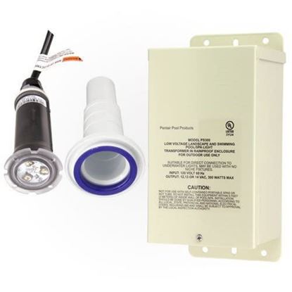 Picture of Pentair 1 GloBrite Color Kit 100' w/ 300W Transformer + Gunite Niche, 25 lbs | 619993