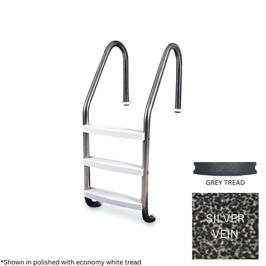 Picture of Global 3 Trd Classic Ladder Silver Vein .065 with Gray Hvy Duty Trds
