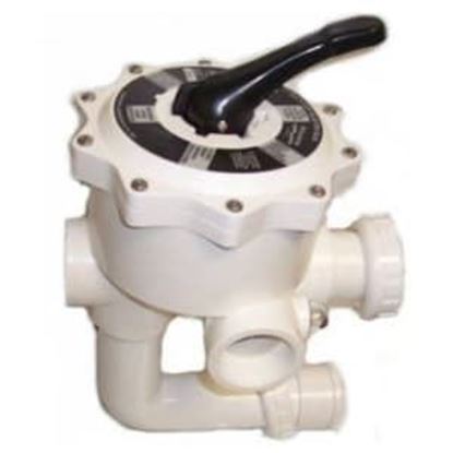 Picture of Pentair Sta-Rite 2 Multiport Valve w/ Unions, White | 18201-0300