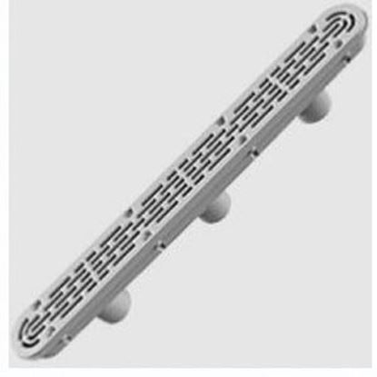 Picture of Aquastar White Channel Drain With 3 , 32 | 32CDFL101