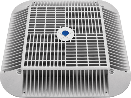 Picture of AquaStar 16 Square Anti-Entrapment Suction Outlet Cover for 12 Square Retrofits or New Construction, Dark Gray | 1216105