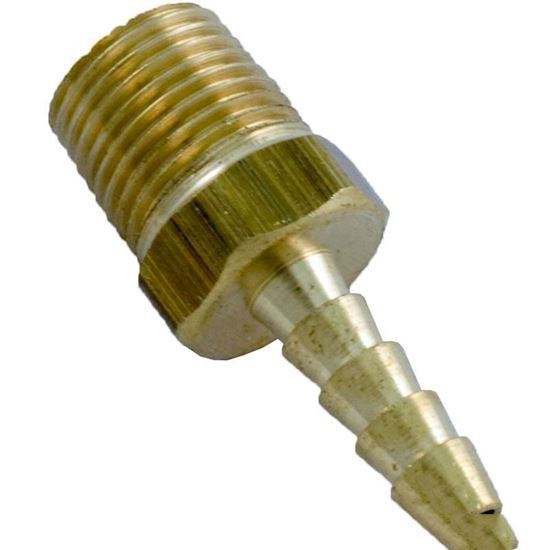 Picture of Barb Adapter, 1/8" Barb X 1/8" Male Pipe Thread, Brass  47-238-1100