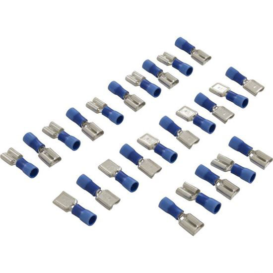 Picture of Disconnect, Female, 16-14awg, .250 Tab, Blue, Quantity 25  60-555-1766