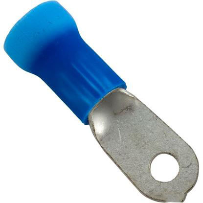Picture of Ring Terminal, 6 Awg, #10 Stud, Blue, Quantity 25  60-555-1729