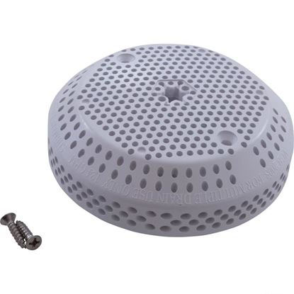 Picture of Suction Cover, Bwg/Gg, 3-3/4", 124 Gpm, White, W/Screws 30173u-Wh
