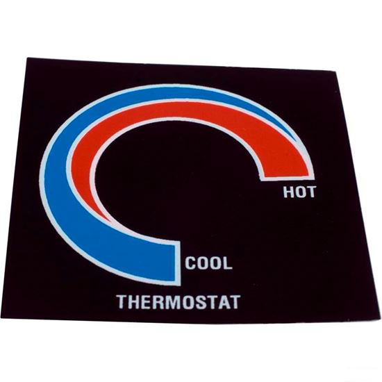 Picture of Thermostat Label Therm Products 48-02440