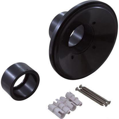 Picture of Wall Fitting, 6" Dia, 2-3/8" Hole Size, 2" Slip, Black Rnd102