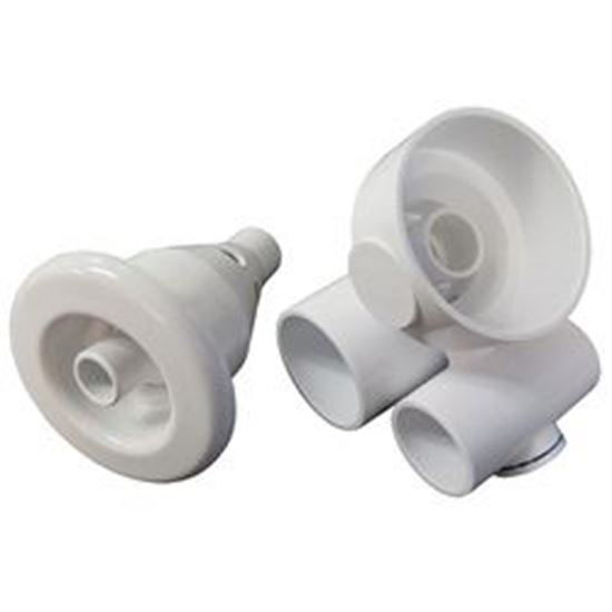Picture of Jet Assembly: 1' Slip Air X 1-1/2' Slip Water Converta&#39;Ssage- 10-4553wht