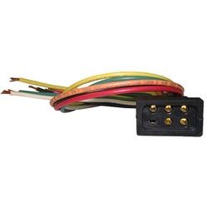 Picture of Mjj Receptacle: Topside 18/6 9' Black- Ss2rsp-106ss