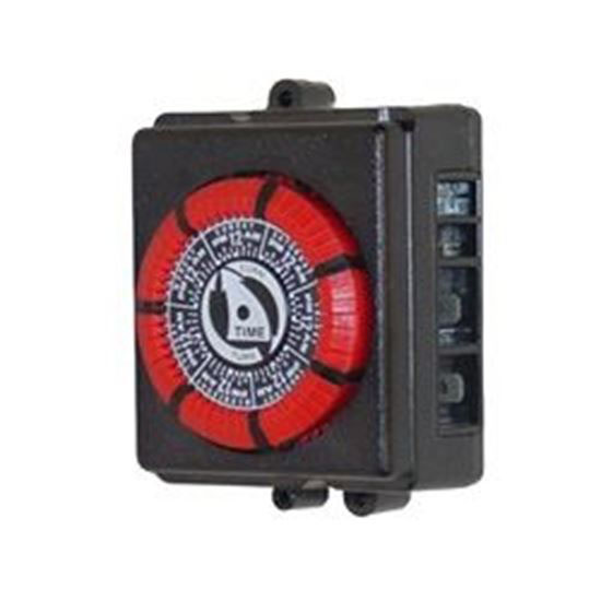 Picture of Time Clock: 110v 20amp 60hz 7 Day 4 Lug Red- Pb873-Red