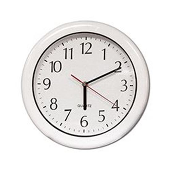 Picture of 12 IN. ABS OUTDOOR CLOCK - WHITE PM52600