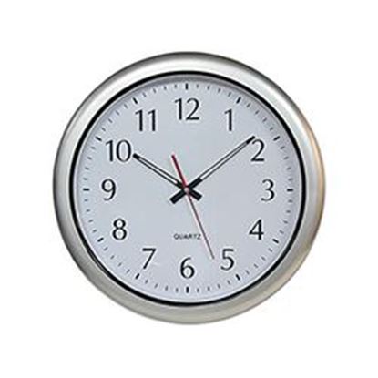 Picture of 16" OUTDOOR CLOCK - SILVER PM52601