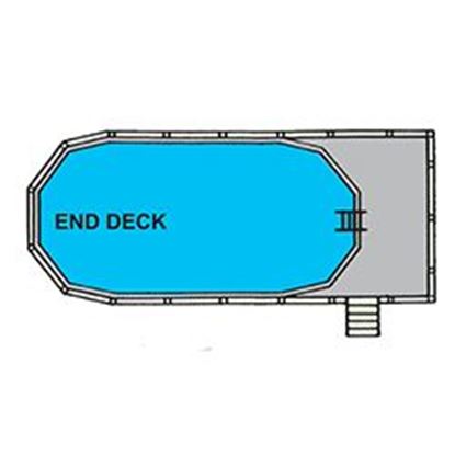 Picture of End Deck For Only 15 Ft Wide Ovals Swpenf15ov52