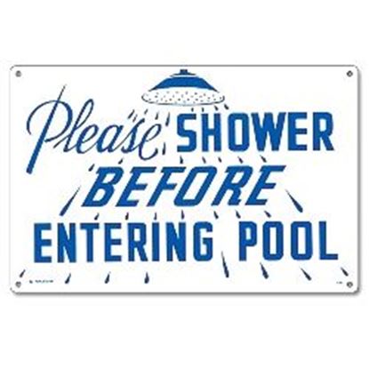 Picture of SIGN - PLEASE SHOWER PM40320