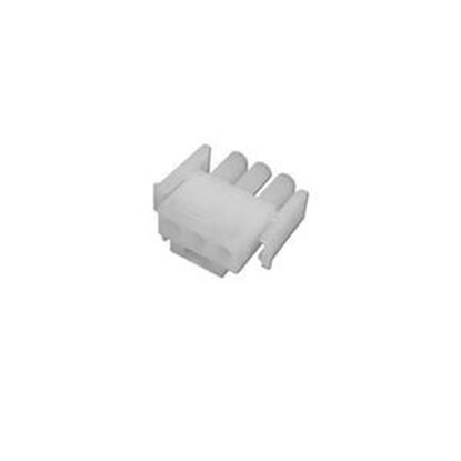 Picture of Amp Plug 3 Pin Male White 1-480700