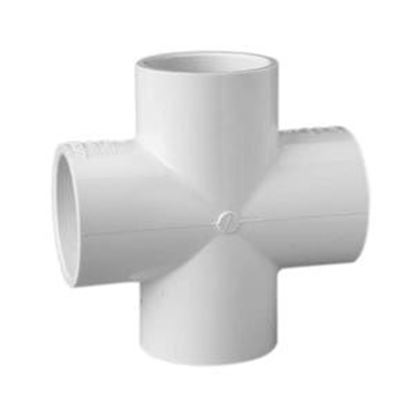 Picture of Fitting Pvc Cross Tee 1-1/2" X 1-1/2"S X 1-1/2"S X 1 420-015