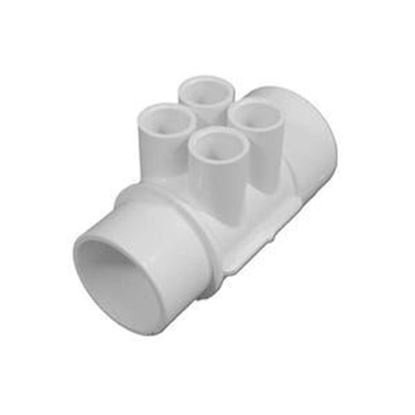 Picture of Manifold Pvc Waterway 2"S X 2"Spg X (4) 1/2"S Ports 672-4250