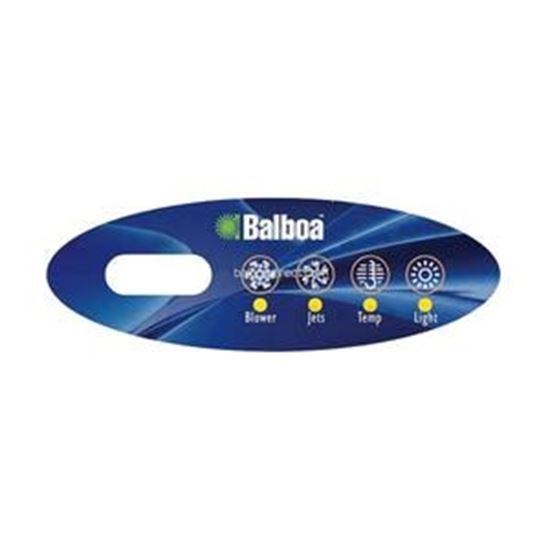 Picture of Overlay Spaside Balboa Vl200 Mini Oval 4-Button Bl 11095