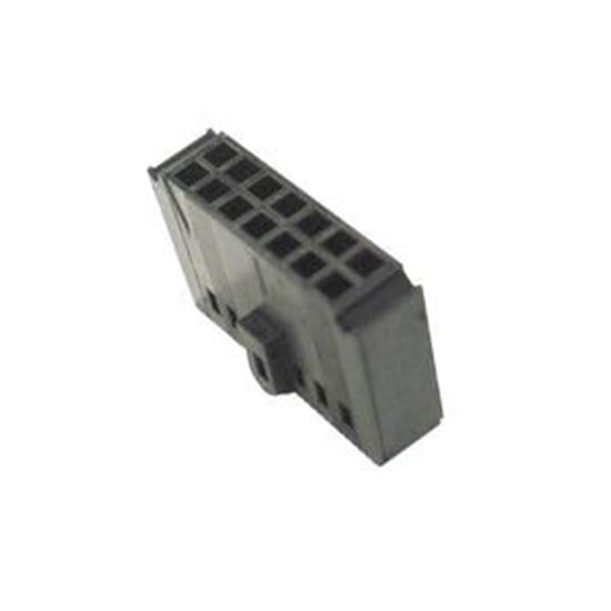 Picture of Receptacle Amp Connector Housing 14 Pin 102387-2