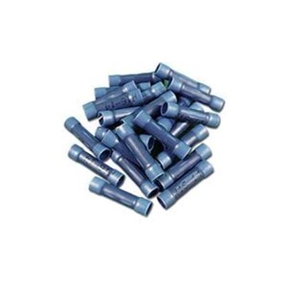 Picture of Wire Terminals Butt Splice 16-14 Gauge Blue 25 Pack 1650