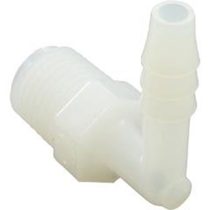 Picture of Barb Adapter 1/4"B X 1/4"Mpt 90 Degree Nylon 63194 