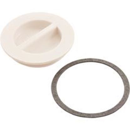 Picture of Flush Plug 1 1/2"With Gasket - White 400-4140 