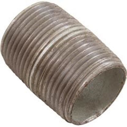 Picture of Nipple Galvanized 3/4" Male Pipe Thread X Close Zng04Cl 