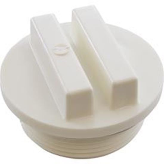 Picture of Plug Praher Abs Side Mount Valves 1-1/2"Mpt White E-19-S1 