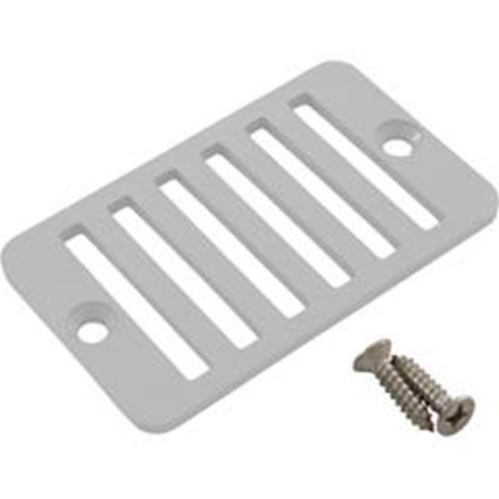 Picture of Rectangular Grate W/ Screws(Wh) 25533-000-010 