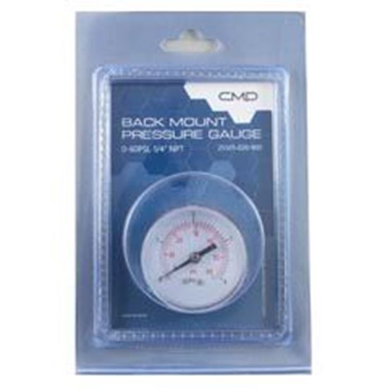 Picture of 0-60 Pressure Gauge With Bezel Back Mount Clam Shell Pack 25501-020-900 