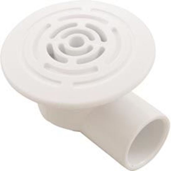 Picture of Lrg Face Lo Pro Drain Assembly 1/2"S - White 640-0430 