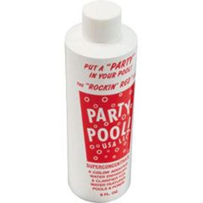 Picture of Pool Color Additive Party Pool 8Oz Bottle Rockingred Rockinred 