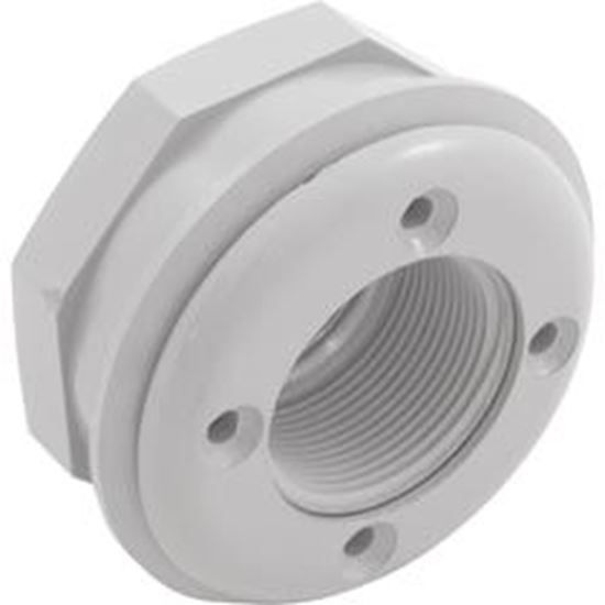 Picture of Wall Fitting Cmp 3"Hs 1-1/2"Mpt 3-1/2"Fd W/Nut White 25522-000-000 