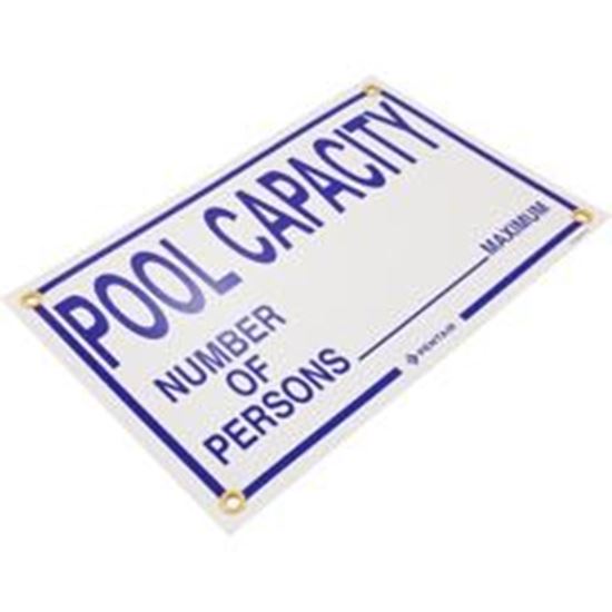 Picture of Sign Pool Capacity 18" X 12" R230900 