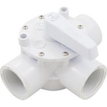 Picture of Diverter Valve Olympic 1-1/2"Fpt 3-Way White Aft100T 