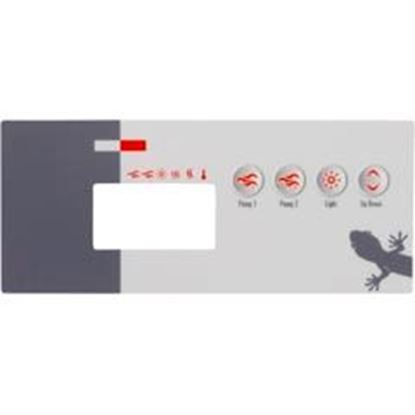 Picture of Overlay Gecko K-19 4 Button P1 P2 Light 9916-100219 