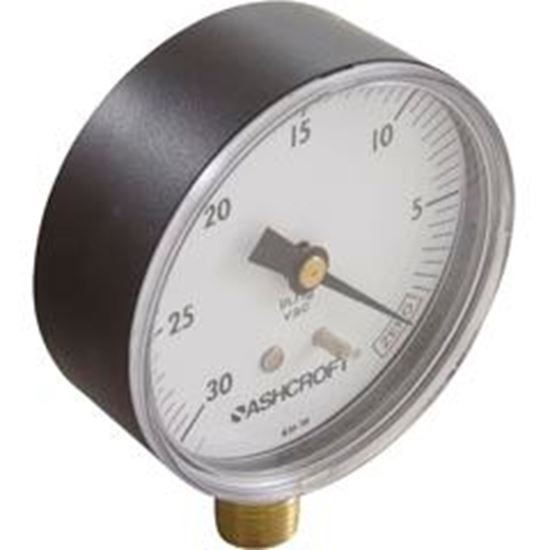 Picture of Vacuum Gauge 1/4"Mpt 0-30 In.Hg Bottom Mount Generic 1422 