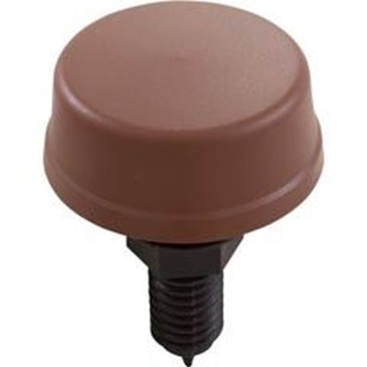 Picture of Air Button Herga Mushroom 13/16"Hs 2-1/4"Fd Thd Brown 6433-Zezz 
