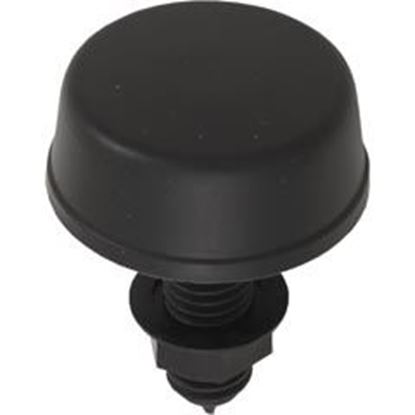 Picture of Air Button Herga Mushroom 13/16"Hs 2-1/4"Fd Thd Black 6433-Azzz 