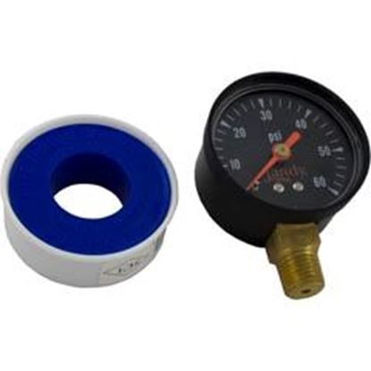 Picture of Pressure Gauge Zodiac Jandy 1/4"Mpt 0-60Psi Bottom Mount R0556900 