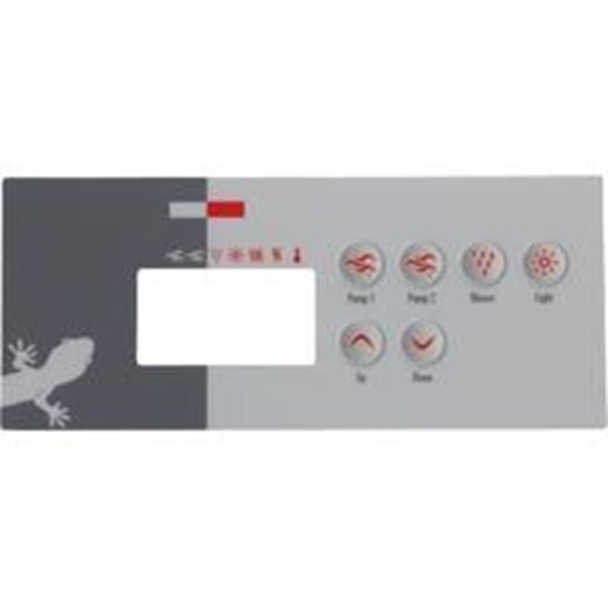 Picture of Overlay Gecko Tsc-35-Ge1 6 Button P1 P2 Bl Lt 9916-100381 