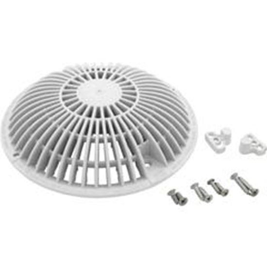 Picture of Main Drain Grate Retro 8" Round Moflow W/Hardware White R8Mf101 