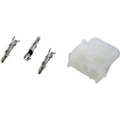 Picture of Adapter Kit Cap Housing Female Amp 3 Pin With Pins Fmlampw3Pins 