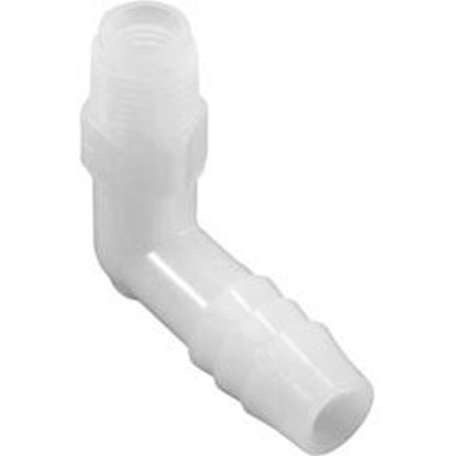 Picture of Barb Adapter 3/8"B X 1/8"Mpt 90 Degree Nylon 63197 