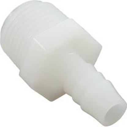 Picture of Barb Adapter 3/8" Barb X 1/2" Male Pipe Thread Nylon 61137 