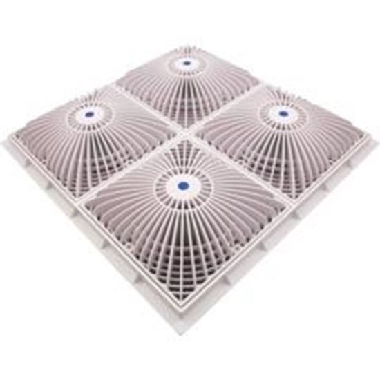 Picture of Main Drain Cover Aquastar Moflow(4)9" Squarew/Framewhite 18Mf101 