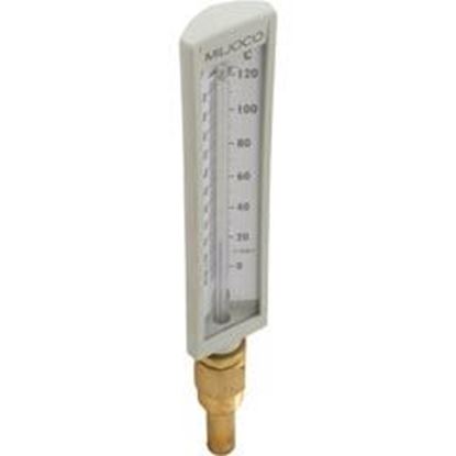 Picture of Thermometer Raypak Brass Vertical Display 600133 